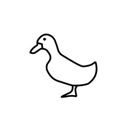 Animal icon isolated on white