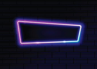 neon border or frame