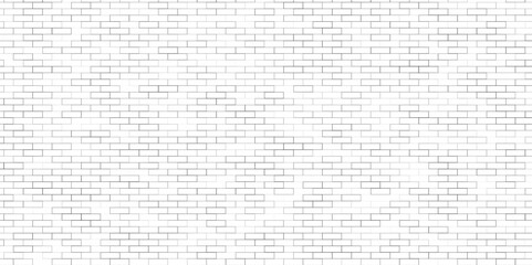 Abstract brick background with white color. Seamless modern white brick wall texture background. Brick wall pattern. White and gray surface background. Blocks and cement construction. 