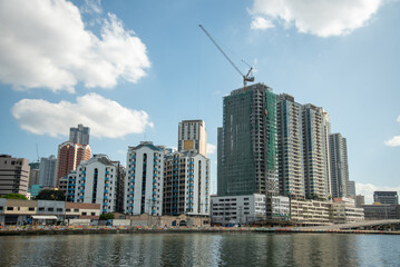 Obraz premium フィリピンのマニラ首都圏の日常風景Daily life in Metro Manila, Philippines