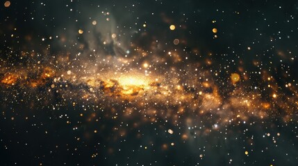 Stardust in deep universe, Milky way galaxy