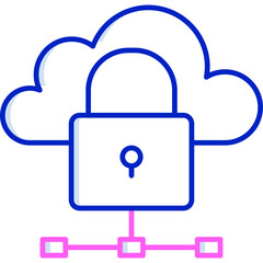 Cloud Security Icon