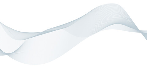 Abstract vector background with grey wavy lines.  Stylized line art background. Vector illustration. 