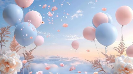 Fototapeta premium Celebration Sparkle Crafting Joyful Birthday Backgrounds