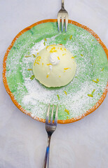 Delizia al limone or Lemon Delight is a dessert from the Amalfi Coast