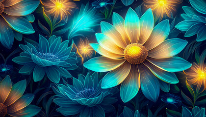 Obraz premium colorful flower background