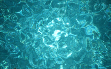 3d surface abstract background. blue liquid glass wave texture, 3d illustration render