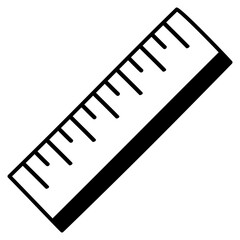 ruler glyph icon