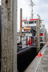 Im Hafen von Norddeich, Deutschland