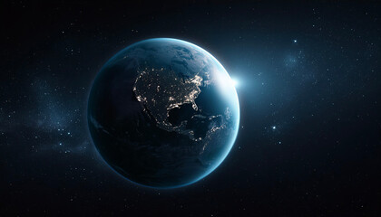 Fototapeta premium 宇宙 地球 earth Generative AI 