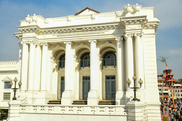 ネパールの首都カトマンズにあるダルバール広場の美しい風景Beautiful scenery of Durbar Square in Kathmandu, the capital of Nepal