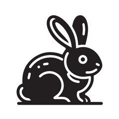 easter bunny with a background