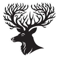 deer head silhouette