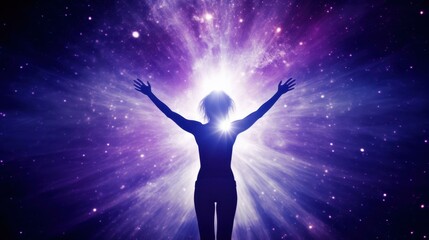 Vibrant images of the shimmering cosmic of light and energy