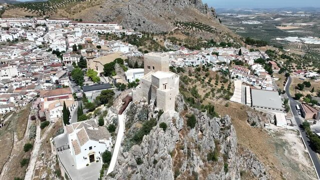 vista a&eacute;rea del municipio de Luque en la provincia de C&oacute;rdoba, Andaluc&iacute;a