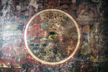 Tibetan wheel of samsara, thangkas, buddhist art, tibetan buddhism