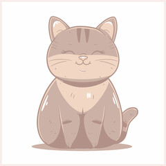 Obraz premium Cat vector illustration