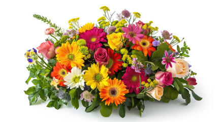 Vibrant fresh flower bouquet