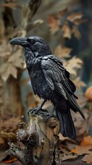 Basic Raven Figurines for Halloween Ambiance