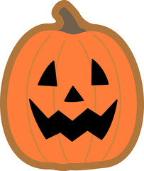 Halloween pumpkin shaped gingerbread cookies vector.
Pumpkin shaped ginger cookies isolated svg.
