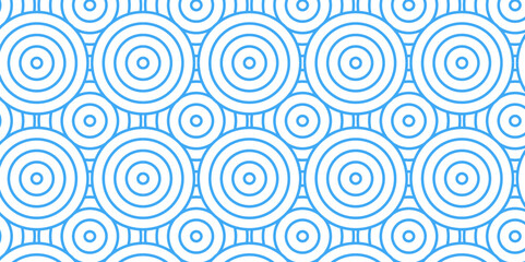 Abstract vector Overlapping Pattern Minimal diamond geometric wave spiral circle wave line. blue color seamless tile stripe geometric create retro spiral line backdrop pattern background.