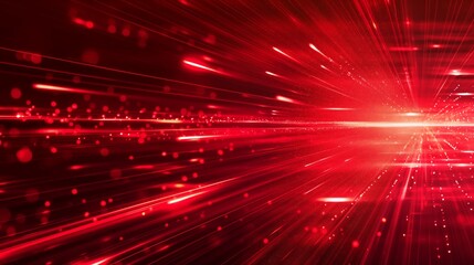 abstract red cyber attack technology dark background