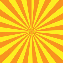 Obraz premium Yellow sun rays effect background