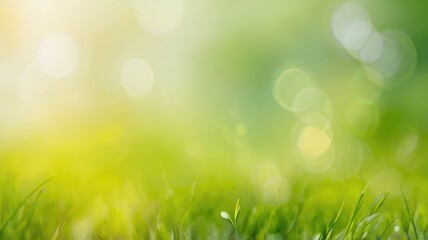 Fototapeta premium Nature-Inspired Abstract Background with Bokeh Lights