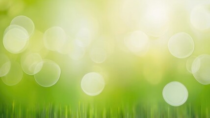 Obraz premium Fresh Spring Backdrop with Light Spots