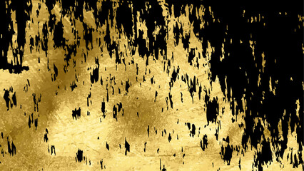 Golden texture. Gold foil luxury background for the celebration. The background is made of gold foil.Festival decoration vector illustration.