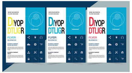 Flyer design , cover modern layout, annual report, poster, flyer in A4