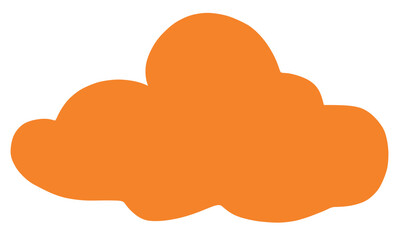 Orange cloud
