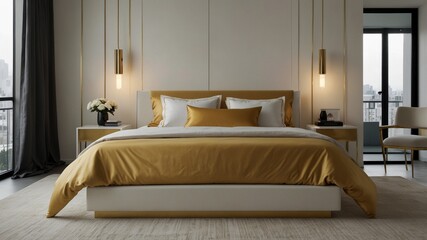 minimalist luxury modern bedroom