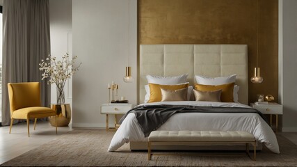 minimalist luxury modern bedroom