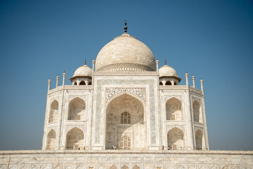 人生で一度は行ってみたいタージマハルのとても美しい風景The beautiful scenery of the Taj Mahal that you should visit at least once in your life