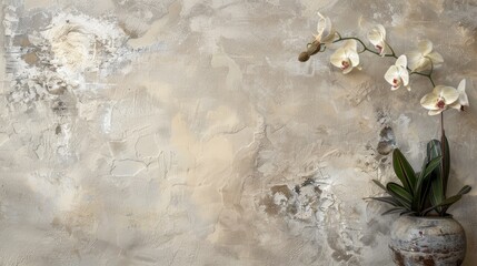 Elegant Light taupe Venetian plaster Wall with Abstract gray beige Stucco Texture for Wall decor