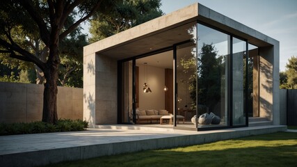 minimalist modern house exterior
