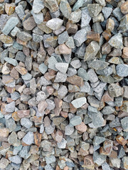 Natural Gravel and Pebbles: Detailed Close-Up Texture for Versatile Background Usage