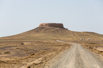 The ruins of an ancient Zoroastrian Tower of Silence