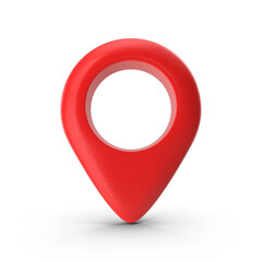 3D Realistic Location map pin gps pointer markers vector illustration for destination