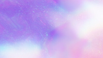 Neon blur glow. Color light overlay. Disco illumination. Defocused blue pink texture on dark abstract empty space background.	