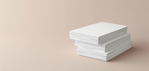 3D clay render of deposit slips, bank transactions, isolated on a solid background