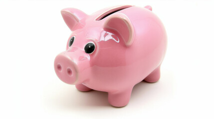 Use a piggy bank to save money for financial security and personal expenses.