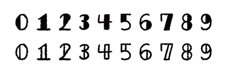 手書きの数字
