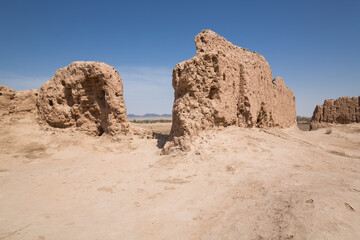 Fototapeta premium The Kyzyl-Kala fortress of Ancient Khorezm