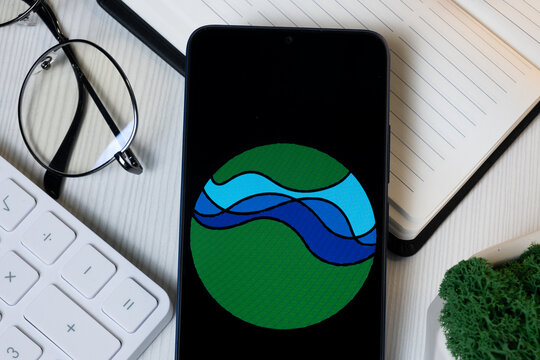 New York, USA - 11 June 2024: Barito Pacific Logo on Phone Screen, Company Icon