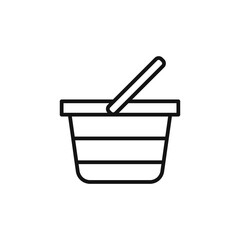 E-Commerce Shopping Basket Icon Ideal for Online Shopping