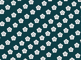 Floral print illustration. Pattern with flowers