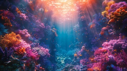 Underwater Paradise: Vibrant Coral Reef