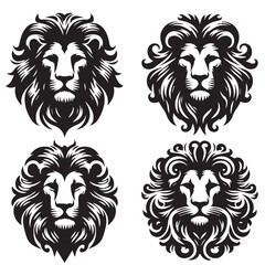 lion head and lion